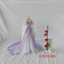 1/6 Ancient Style Purple Fairy Skirt Dress Hanfu Clothes Fit 12in PH TBL Figure
