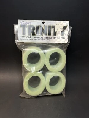 Vintage Team Trinity TMT 3002 Mini Monster Pneus Inserções de Espuma NOS no Pacote - Imagem 1 de 3