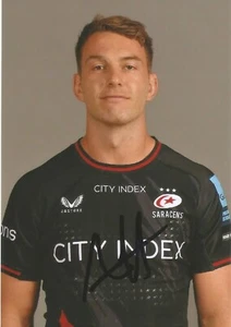 SARAZENEN RUGBY UNION: ALEX LEWINGTON SIGNIERT 6x4 PORTRAITFOTO + COA - Bild 1 von 1