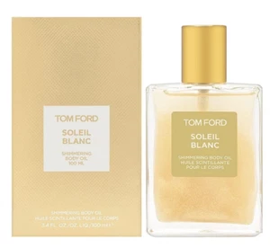 TOM FORD Soleil Blanc olio corpo scintillante oro 100 ml / 3,4 once sigillato nuovo - Foto 1 di 5