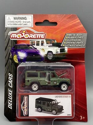 Majorette Die Cast Deluxe Car- LAND ROVER DEFENDER 110 Metal Body Rubber Tires - Image 1 of 4