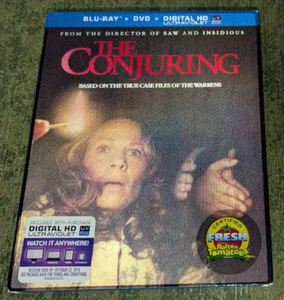The Conjuring (Blu-ray, DVD, 2 Disc Set) W Lenticular Slip Cover - Picture 1 of 6
