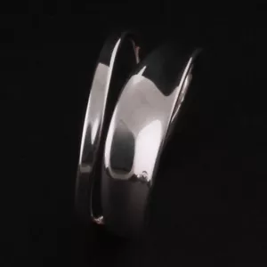 Georg Jensen Sterling Ring # 618B. Marcia, Silver. Vivianna Torun. NEW! 3561100 - Picture 1 of 5