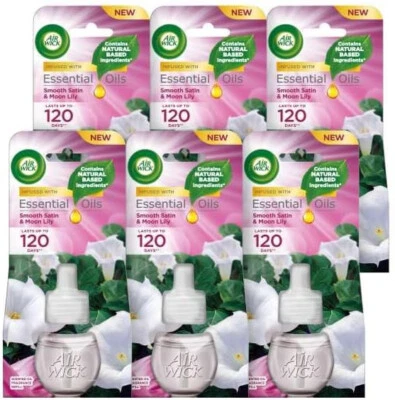 Air Wick Seide & Lilienfrische - Velvet Satin und Night Lily - 6 x 19ml - Bild 1 von 4