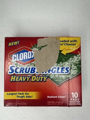 Clorox Scrub Singles Heavy Duty Scouring Pads - 10 Count Box- Radiant Clean - Image 1 of 4