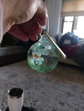 Kitras Art glass ball blossom ball memory new with tags 