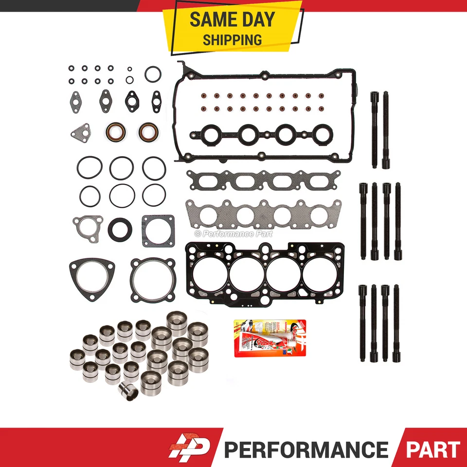 Juego de elevadores de juntas de culata para 99-06 Audi A4 TT Golf Jetta Volkswagen Turbo 1.8 Foto 1 de 4