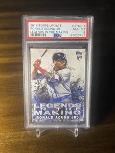 Actualización Topps 2018 - Ronald Acuña Jr. - #LITM-1 PSA 8 - Legends in the Making - Imagen 1 de 2