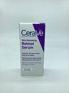 CeraVe Skin Renewing Retinol Serum Hyaluronic Fine Line Wrinkle 1oz COMBINE SHIP - Picture 1 of 5