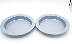"Dos sartenes para pasteles Bakers Secret de alta resistencia redondas de borde ancho para hornear 9 x 1 1/2""" - Imagen 1 de 9