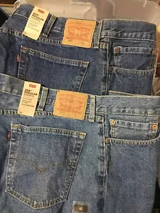 Levis 505 pantaloncino regular uomo taglia 44 stone wash lunghezza ginocchio denim pesante - Foto 1 di 29