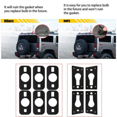 10 PIEZAS Techo 2003-2009 H2 Hummer Cabina Luz Lámpara Funcionamiento Antifugas Sello Juntas EE. UU. Foto 1 de 4