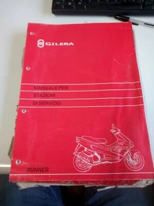 MANUALE PER STAZIONI DI SERVIZIO GILERA RUNNER 50 DAL 1997 AL 2004 - FOTOCOPIATO - Picture 1 of 1