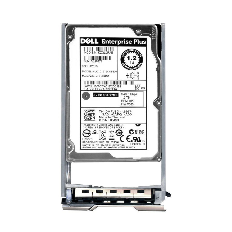 HGST Ultrastar C10K1200 2.5", 1.2TB, 10K RPM Interne Festplatte (HUC101212CSS600)