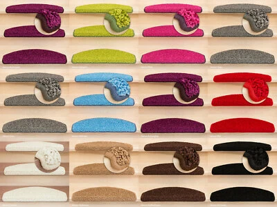 Stufenmatten Treppenmatten Shaggy Venus 10 Aktuelle Farben - SparSet 15 Stück  - Bild 1 von 2