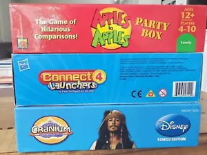 Disney Cranium, Apples To Apples, And Connect 4 Luanchers Board Games - Picture 1 of 4
