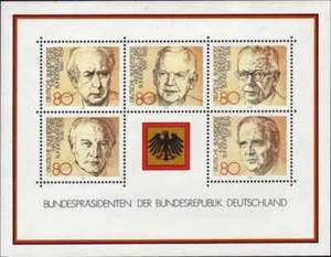 Bundesrepublik Deutschland - Block 18 Grundgedanken der Demokratie (II) - postfr - Bild 1 von 1