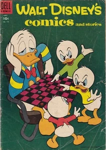 WALT DISNEY'S COMICS & STORIES #175 1955 DELL COMICS CHECKERS COVER MICKEY MOUSE - Picture 1 of 2