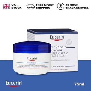 Eucerin UreaRepair Original 5% Urea Cream 75ml Intense Moisture for Dry Skin - Picture 1 of 6