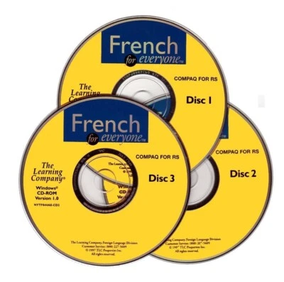 French for Everyone (3CDs) for Windows - NEW CDs in SLEEVE - Image 1 of 2