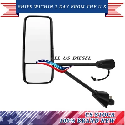 Espejo de puerta eléctrico térmico para Kenworth T170 T270 T370 T440 T470 T660 T800 T600 LH Foto 1 de 4