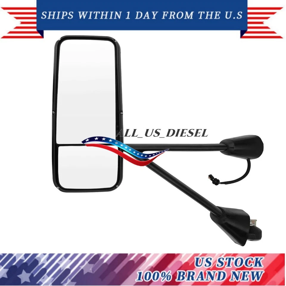 Espejo de puerta eléctrico térmico para Kenworth T170 T270 T370 T440 T470 T660 T800 T600 LH Foto 1 de 4