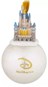 Disney Parks Ornament WDW Cinderella Castle Most Magical Place on Earth Globe - Picture 1 of 2