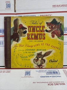 "Tales of Uncle Remus for Children" WALT DISNEY 3-78rpm BOOKLET 1947 Capitol - Picture 1 of 9