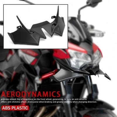 Carenado de alerón delantero cubierta de ala aerodinámica para Kawasaki Z650 2021-2024 Foto 1 de 4