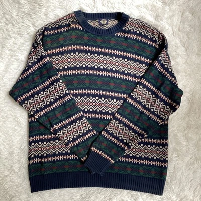 Suéter de Colección Dockers Para Hombre Talla XL Tejido Manga Larga Cuello Redondo Años 90 Abuelo Pullover Foto 1 de 4