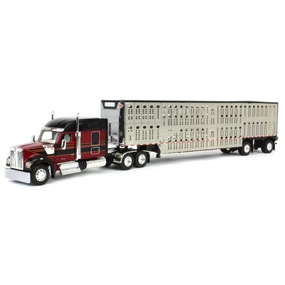 First Gear DCP 1/64 Kenworth W990 Wilson Silverstar Livestock Trailer 60-1901 - Image 1 of 4