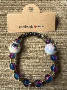 Handmade Stitch Beaded Bracelet - Picture 1 of 2