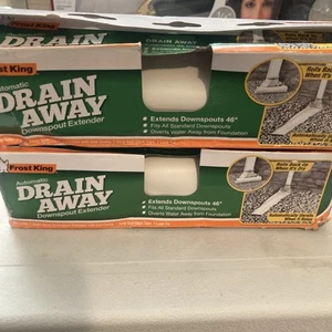 2X Extensión Extensor Bajante Automático Blanco Frost King Drain Away DE46WH - Imagen 1 de 4