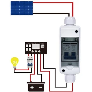 Solar DC Circuit Breaker Switchphotovoltaic Cell Combiner Box With Junction Box - Picture 1 of 52