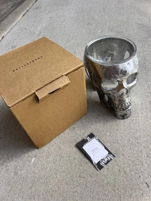 Cuenco de aperitivos Pottery Barn Skull - Nuevo en caja - Halloween Foto 1 de 4
