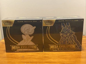 Pokemon Mega Evolution Elite Trainer Box ETB Set of 2 - Lucario + Gardevoir New - Bild 1 von 8