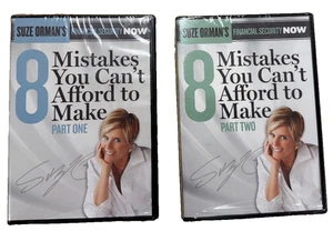 Suze Orman 2x DVD Lot 8 Mistakes You Can’t Afford to Make Financial Security Now - Imagen 1 de 5