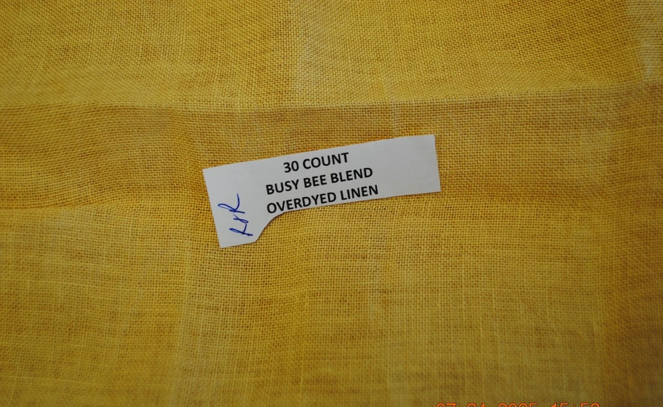 R&R 30 Count Fabric Hand Dyed Linen YOUR CHOICE Color & Size ~ Some 32 Count - Image 1 of 1