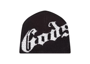 Godspeed OG Logo Knit Beanie - Black & White - Picture 1 of 3