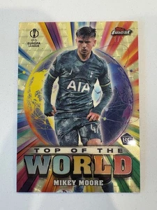 Topps Finest 2024/25 Mikey Moore Rookie Tottenham Hotspur 1/1 Top of the world - Picture 1 of 2