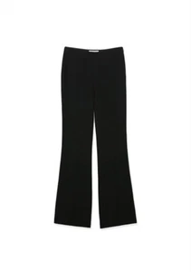 Country Road High Waist Flare Pants Black 14 L RRP$199 Elastic Waist + Zip - Picture 1 of 7