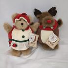 Boyd's Bear By Enesco Crissy And Rudy Plump'n Waddle Bear New with Tags 2009 