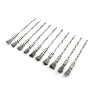 20Pcs 8mm Mini Stainless Steel Wire Brushes Polishing Wheel Brush 1/8-inch Shank - Picture 1 of 8