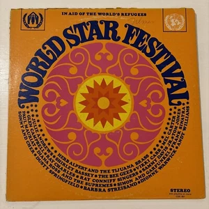 World Star Festival In Aid Of The World's Refugees 1969 LP VG+/VG+ - Picture 1 of 7