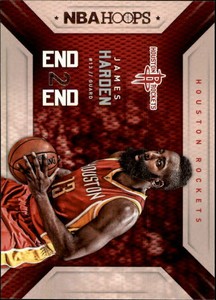 2015-16 Hoops End 2 End Houston Rockets Basketball Card #15 James Harden 