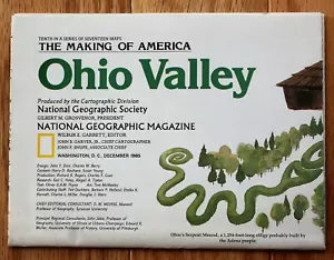 Mapa de National Geographic diciembre de 1985; The Making of America-Ohio Valley - Imagen 1 de 3