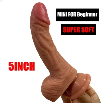 Consolador realista-pequeño-pene-para-principiante-sexo-mini-polla-prostata-pequeño-enchufe-dong Foto 1 de 4