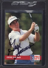 1992 Pro Set Golf Gene Sauers #15 Signed Autograph