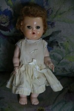 Very Sweet 12" Vintage Amer Char Doll Pat No. 2,675.644 circa 1950s