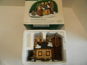 DEPARTMENT 56 #56.58465 THE LOCOMOTIVE SHED & WATER TOWER - RETIRED - *NIB* - Picture 1 of 9